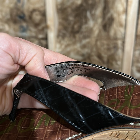 SAM EDELMAN Cork/Wedge/Platform Sandals 7 - Picture 6 of 6